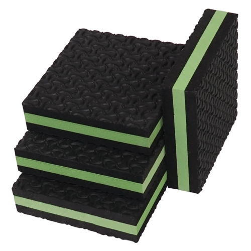 TriCore Vibration Isolation Rubber Foam Pads - 1" x 4" x 4"