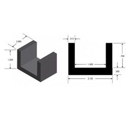 IsoTrack U-Shaped Rubber Stud & Joist Isolators | Box of 250