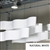 Whisperwave Natural White Acoustic Ribbon Baffles | 2x1x4