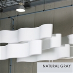 Whisperwave Natural Gray Ribbon Baffles | 2"x1'x4'