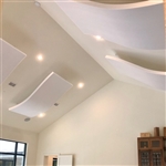 Whisperwave Curved Acoustic Ceiling Clouds | 3" x 4' x 8'
