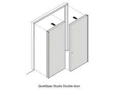 QuietSpec Sound Control Acoustic Door | Birch Finish