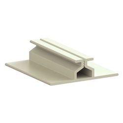 1/2" 50MOCL Square Edge Mid-Wall Fabric Wall-Mount Track System