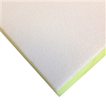 White Pebble Grain Finish Acoustic Ceiling Tile for Echo Reduction