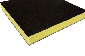 Smooth Black Finish Acoustic Ceiling Tile with MLV for Soundproofing