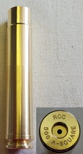 500 A-Square Unprimed Brass