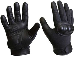 CUT RESISTANT HARD KNUCKLE TACTICAL GLOVE-BLACK