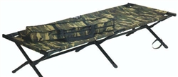 G.I. TYPE CAMOUFLAGE ALUMINUM FOLDING COT