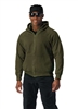 THERMAL LINED ZIPPER HOODED SWEATSHIRT - OLIVE DRAB, BLACK, NAVY BLUE, AND GREY