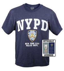 OFFICIALLY LICENSED NYPD T-SHIRT