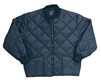 NAVY BLUE DIAMOND QUILTED FLIGHT JACKETS