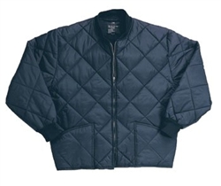 NAVY BLUE DIAMOND QUILTED FLIGHT JACKETS