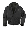 WATER REPELLENT DUTY JACKET WITH LINER - BLACK