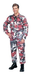 ULTRA FORCEâ„¢ RED CAMOUFLAGE B.D.U. PANTS