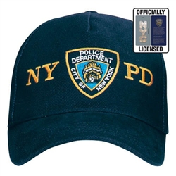 OFFICIALLY LICENSED NYPD ADJUSTABLE CAP WITH EMBLEM