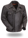 MASTERMIND Utility Cruising Leather Jacket