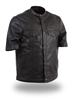 RENEGADE Menâ€™s Half Sleeve Leather Shirt - FIRST CLASSICS Â®