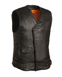 THE VETERAN  one of a kind belted vest