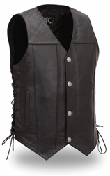 GUN SLINGER Men's Buffalo Nickel Side Lace Vest - FMC Â®