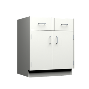 30" Double Door Drawer Base Cabinet