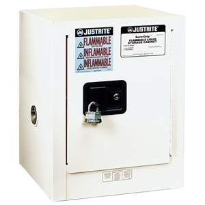 Justrite 4 Gal. Mini Sure-GripÂ® Safety Cabinet (Manual Close)