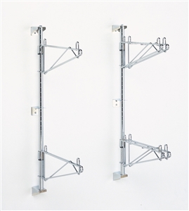 Super Erecta Stainless Steel Wall Mount Post