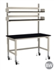 TOD Rapid Ship Table with Overhead Shelving Kit - 60" W