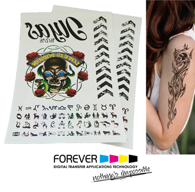 FOREVER Temporary Tattoo Paper for Toner Printers