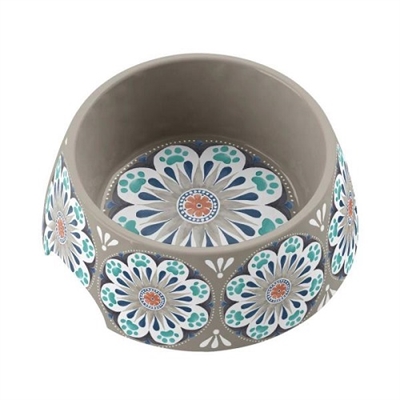 Tarhong Carmel Medallion Pet Bowl