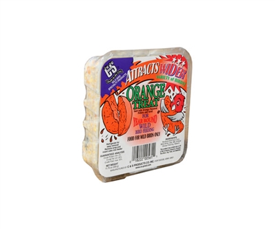 C and S Orange Treat Wild Bird Suet