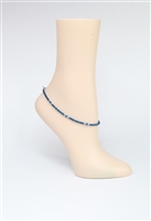 Blue hematite Anklet