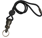 Round Lanyard with Safety Breakaway, Round Slider And Detachable Split Ring