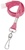 5/8" Pink Ribbon Awareness Lanyard With Swivel Hook And Safety Breakaway - 100/Pkg.