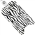 Zebra Print Vertical Badge Holder - 10/Pkg.
