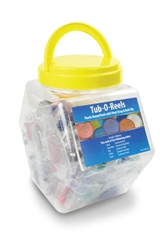 Tub-O-Reels Contains An Assortment Of Multi-Colored Badge Reels With A Convenient Carrying Case