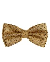 Renaissance Gold Pre-Tied Bow Tie Set with Matching Pocket Square BWTH-1326