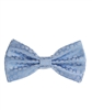 Sky Blue Abstract Pre-Tie Bow Tie with Matching Pocket Square BWTH-442