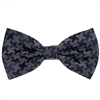 Navy Abstract Pre-Tie Bow Tie with Matching Pocket Square BWTH-452
