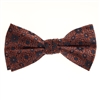 Blue With a Rust Designed Pre-Tied Bow Tie With Matching Pocket Square BWTH-907