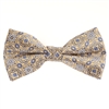 Blue With Rust Designed Pre-Tied Bow Tie with Matching Pocket Square BWTH-908