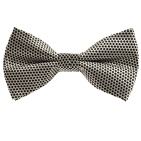Olive with a Black Dot Designed Pre-Tied Bow Tie with Matching Pocket Square BWTH-912