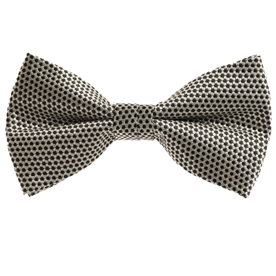 Olive with a Black Dot Designed Pre-Tied Bow Tie with Matching Pocket Square BWTH-912