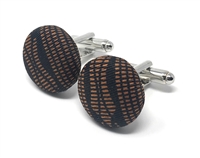 KENTE 100% SILK HANDMADE CUFFLINKS CL-104