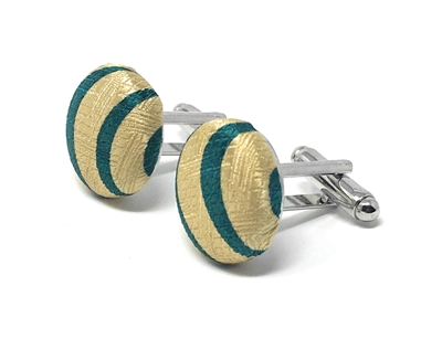 AFRO 100% SILK HANDMADE CUFFLINKS CL-105