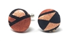 SUNBURST 100% SILK HANDMADE CUFFLINKS CL-122B