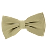 Olive Green Corded Weave Silk Pre-Tied Bow Tie with A White Pocket Square With Olive Green Colored Trim CWPTBT-155