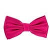 French Rose Corded Weave Pre-Tied Bow Tie with A White Pocket Square With French Rose Trim CWPTBT-160