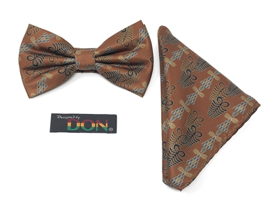 Aya - "Endurance" Tied Bow Tie Set With Hanky DC236ATBT