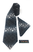 Gye Nyame - "Power" Neck Tie With Hanky DC239A