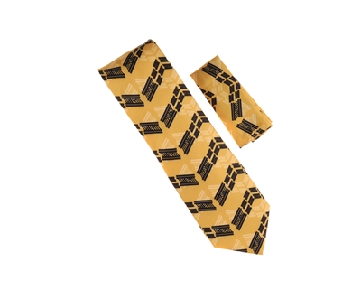 )W) Foro Adobe - "Perseverance" Tie Set With Hanky DC242A